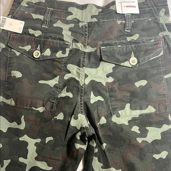 Anthropologie Green Cargo Pants with Utility Style - Picture 7 of 11